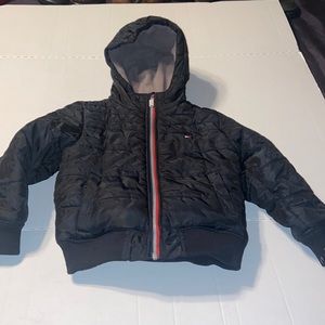 Tommy Hilfiger heavy weight black puffer jacket kids size 6